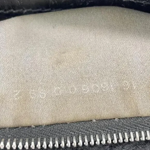 Fendi Black Crochet Wool Knit Mama Baguette Shoulder Bag - Picture 8 of 8